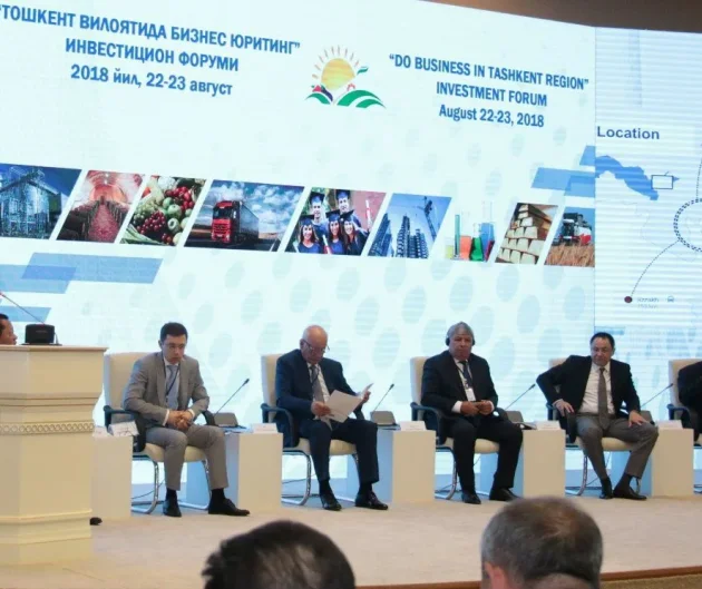 Participation of the Investment Forum “Doing business at the Tashkent Region”