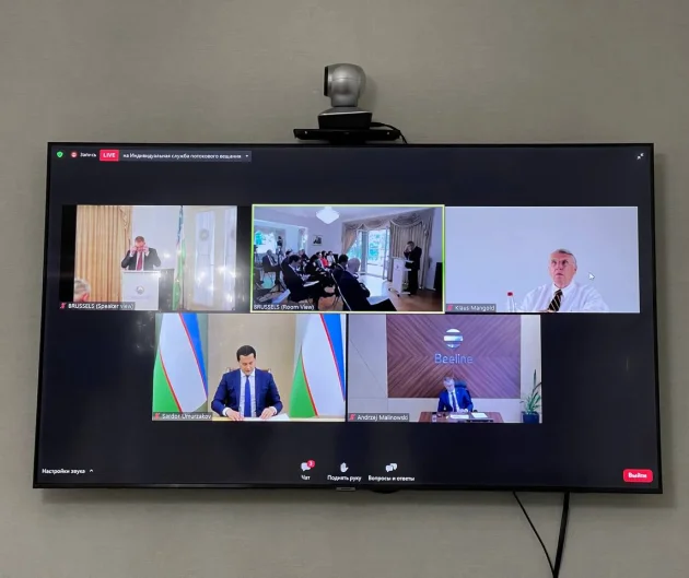 Attending at Europe - Uzbekistan business round table – 6 September 2021